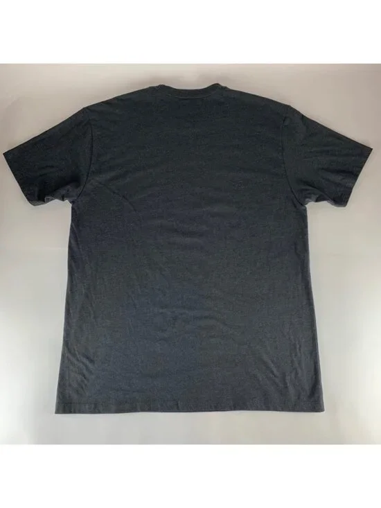 Ariat Gray Patriotic Short Sleeve Crewneck Shirt Mens Large - Picture 4 of 4